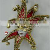 DECORATIVE CERAMIC MASK FEMALE JESTER, WALL HANGING. MADE IN CHINA thumbnail-3