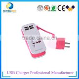 Wholesale manufacturers universal 5V 4.2A multiple usb travel charger and wall charger