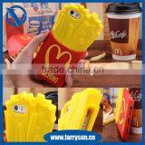 Wholesale French Fries Style Fashion Silicone Cell Phone Case for Iphone thumbnail-1