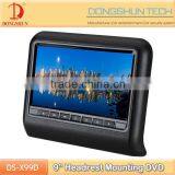 Hot Selling Car DVD Player ,9 Inch Headrest Car Dvd Player Without Pillow