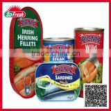 Canned fish manufacture Canned food canned fish price canned jack mackerel