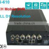 Built-in G-shock Sensors 4CH Car Bus Truck Mobile DVR Recorder