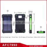 8000mAh Led Light Double USB Solar Charger Waterproof for Mobile Phone thumbnail-6