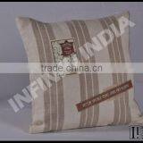 Vintage Look Cotton Cushion, Vintage Cushion thumbnail-1