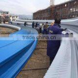 240 Hydraulic System No Girder No Column Arch Steel Roof Sheet Building Machine thumbnail-5