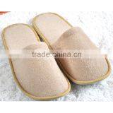 High Quality Velve Fabric Slipper for Hotel, Beige Color, One-off