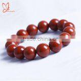 Gemstone Bracelet Red Jasper Round Beads Bracelet Jewelry thumbnail-1