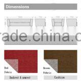 100% Natural Factory Offer Fabric Modern Sofa, Italy Style Living Room Sofa thumbnail-2