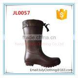 Womens Leopard Mid Calf Rubber Rain Wellington Boots thumbnail-2