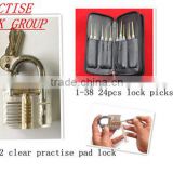 New Car lock pict set Goso locksmith tool car lock picking tools