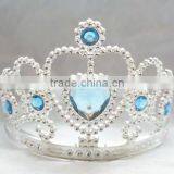 9cm Highx12cm Diameter Metallic Silver Plastic Tiara Princess Tiaras and Crowns thumbnail-5