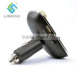 Multi-point Japan FM Transmitter Bluetooth Car Kit Support Dual USB AUXJack thumbnail-3