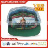 Print Pattern 5 Panel Hats Wholesale thumbnail-1