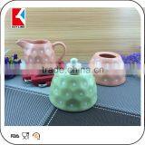 Hot Sale Polka Dot Design Tea Pot/milk Pot/sugar Pot Tea Set Ceramic thumbnail-5