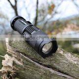 Hot Sale Rushed Camp Mini Led Flashlight Torch 7w 2000lm Cree q5 Adjustable Focus Zoom Light Lamp Free Shipping Wholesale Quality Choice thumbnail-3