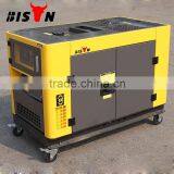 BISON CHINA diesel silent diesel generator 10kw slient type high voltage generator