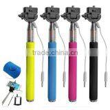 2015 Hot Sale Monopod Selfie Stick Monopod Z07-5 Plus Cable Take Pole Selfie Stick