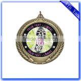 High Quality Die Casting Antique Bronze Plated Printing Logo Medal