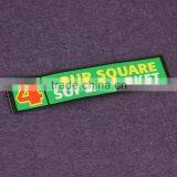 Dark Color With Bright Letters Fashion Woven Clothing Labels For Bags thumbnail-4