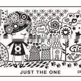 New Design Factory Outlets Dream Girl Series Nail Stamping, Professionals Nail Art Stamping Plates thumbnail-5