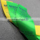Colorful Glossy Satin Tape Labels for Shirt thumbnail-1