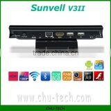 Sunvell V3II RK3188 Quad Core 1.8GHz Adnroid 4.2 TV Box 2GB/8GB Built in 5.0MP Camera RJ45 Bluetooth