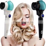 New Pro Automatic Titanium hair curler Hair Roller Hair Styler tools curling iron Dual voltage with LED screen display