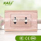 USA American Standard Wall Mount Power Electrical Double Twin 2 Pin Multi Lighting Socket Outlet and Plug thumbnail-3