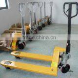 PU or nylon wheels hydraulic pump hand pallet truck