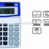 12 Digit Dual Power Desktop Calculator thumbnail-1