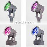 Wholesale IP65 Single Color/RGB 9W Led Garden Light Outdoor 3x3W thumbnail-6