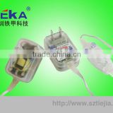 6W Switching Power Adapter (US plug,transparent)