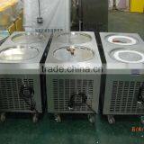 Commercial Stainless Steel Two Flat Pans Fried Ice Cream Machine thumbnail-3