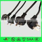 Factory Price China 3 Pin AC Power Plug Extension Cords Flat Plug thumbnail-2