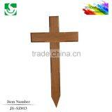 JS-SZ013 Funeral Wooden Handcrafted Wooden Crosses Wholesale