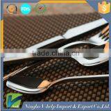 4pcs Stainless Steel Silver Fork Knife Spoon