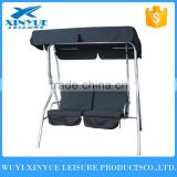 2 seat outdoor canopy swing garden swing chair lovers hanging chair free stand swing outside rocking chair