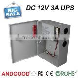 12v 3a Uninterruptible Power Supply with metal box