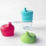 Magic Baby Drinking Silicone Cup Lids Water-tight Children Universal Silicone Sippy Cup Lids thumbnail-1