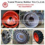 Bobcat Skid Steer Solid Tire Rim 8.00-20 6.00-16 Solid Skid Steer Tire thumbnail-1