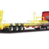 Tri-axle 60 Tons Extendable Low Bed Semi Trailer, Wind Power Transporter Truck Trailer thumbnail-2