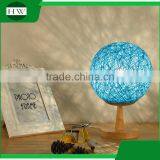 Wooden Decorative Garden Cane Twine Eye Protection Usb Rechargeable Dimmable Led Study Reading Desk Table Night Light Lamp thumbnail-2