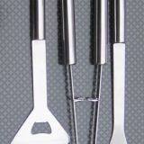 3 Pcs Stainless Steel BBQ Tool Set With Cardboard thumbnail-5