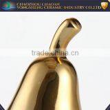 Home Living Room High-grade Ceramic Gold-plated Pear Decoration Home thumbnail-2