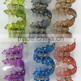 Women Hair Accessories Plastic Colorful Butterfly Hair Clip Wholesale Hot Selling thumbnail-2