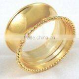 Gold Plated Antique Wholesale Napkin Rings thumbnail-1