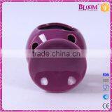 Simple Desgin Purple Ceramic Round Wax Burner thumbnail-4