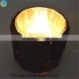 2 oz Mason Jars in Bulk Glass Candle Votives With Wood Cover thumbnail-5