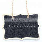 Wooden Mini Blackboard ; Two-sided Wooden Mini Chalkboard ; Double-sided Mini Message Board thumbnail-1