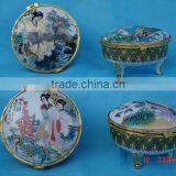 Round Shape Caremic Gift Jewelery Box thumbnail-1